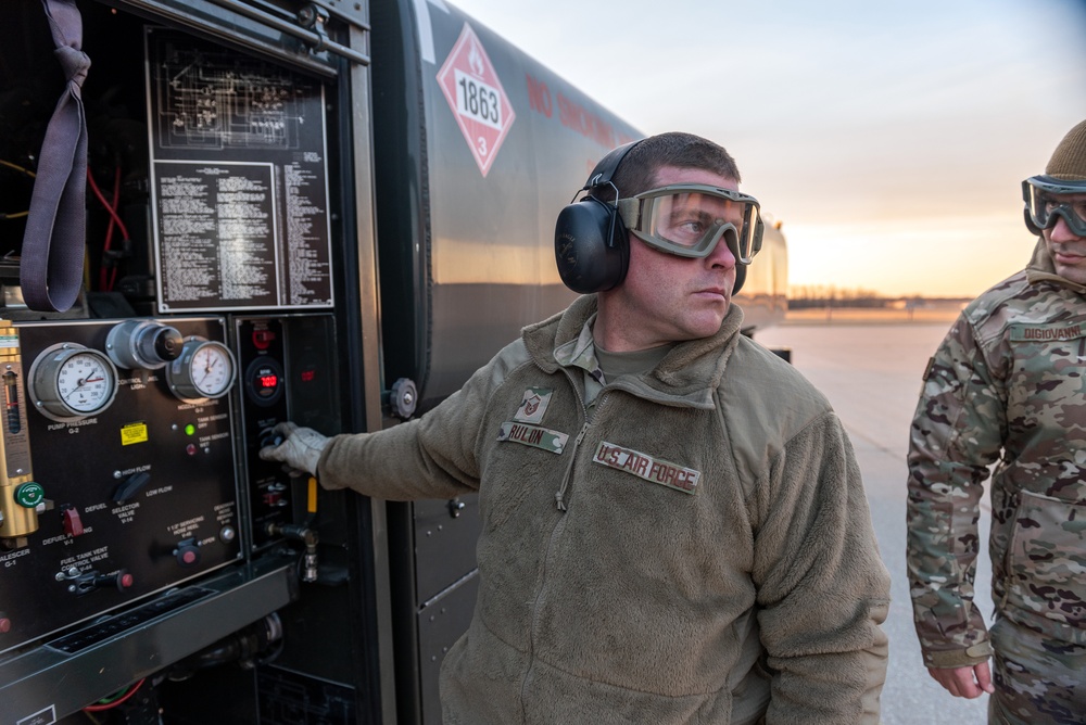 182nd Airlift wing certifies in Agile Combat Employment wet wing refueling operations