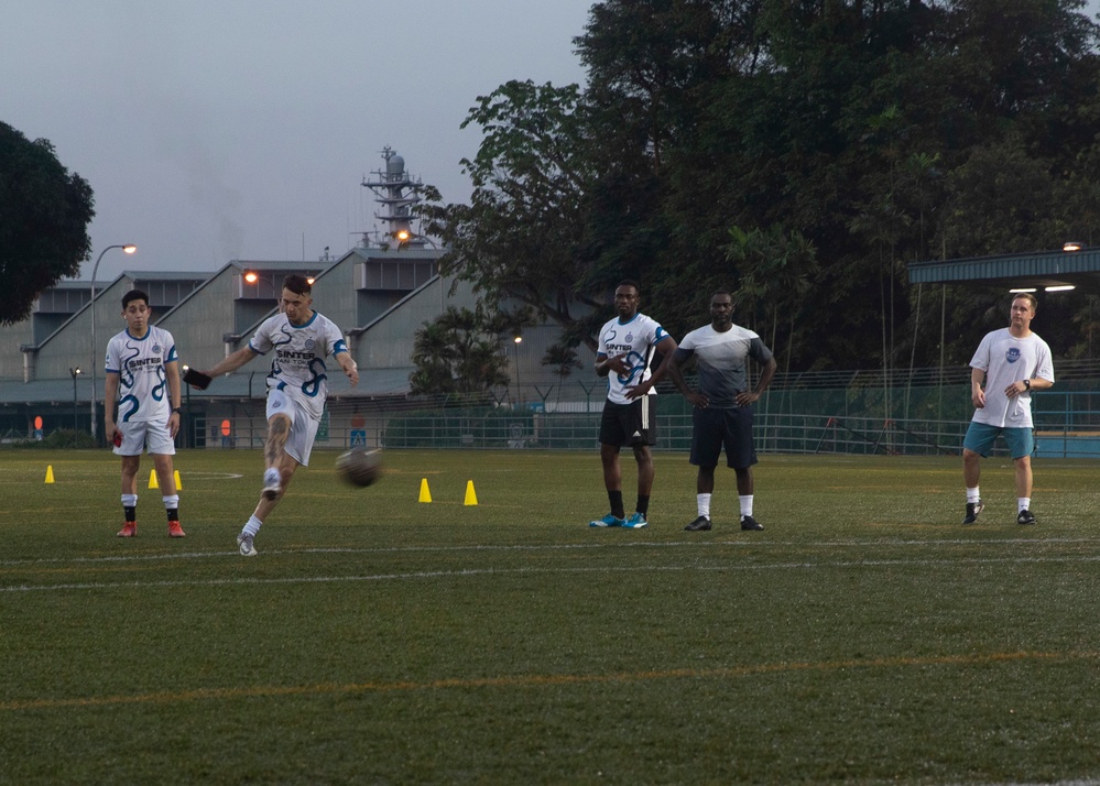 Sailors Play Soccer