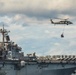 USS Kearsarge (LHD 3) and HSC 28 Conducts VERTREP with USNS William McLean (T-AKE 12)