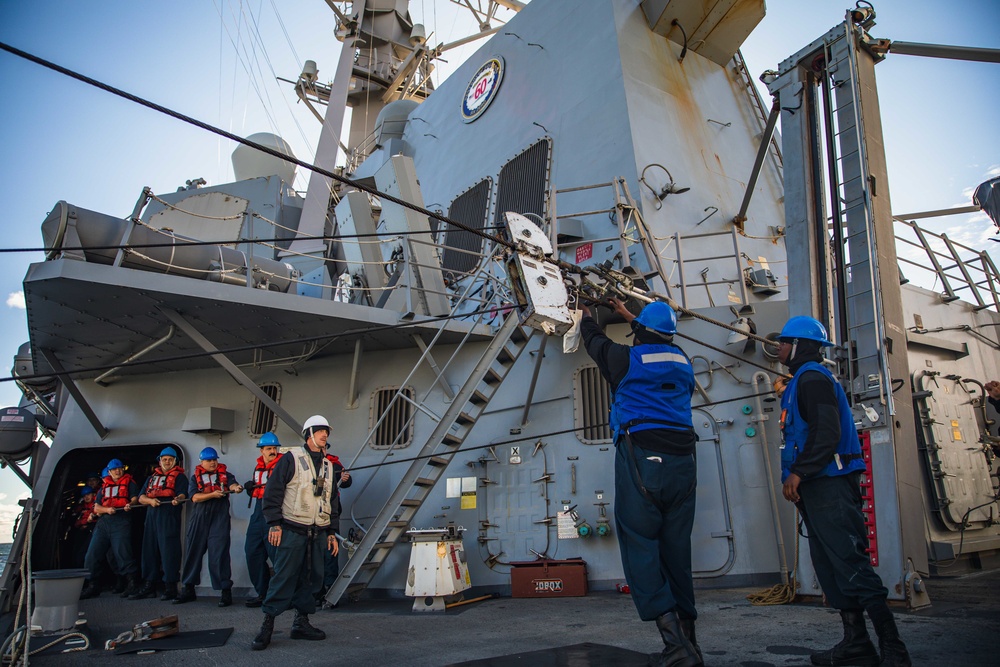 USS Paul Ignatius (DDG 117) Conducts Replenishment-at-Sea with USNS William Mclean (T-AKE 12)