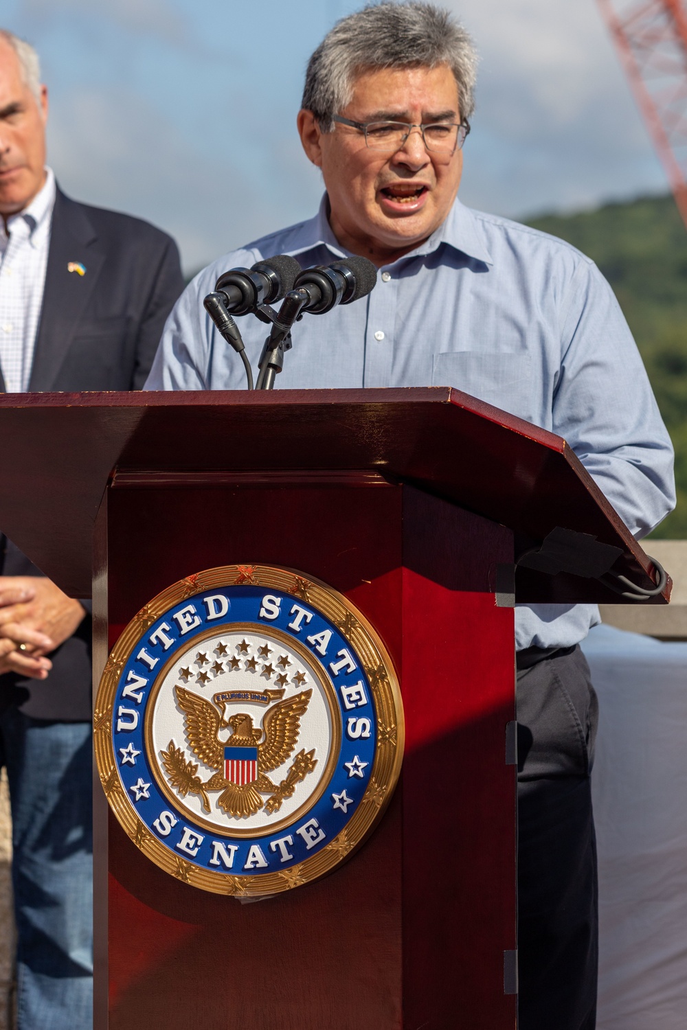 Government Officials Visit Montgomery Locks and Dam