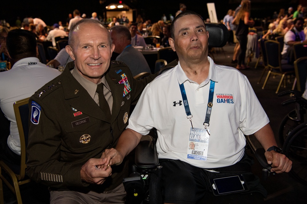 Warrior Games 22: Visit from Vice Chief of Staff of the Army