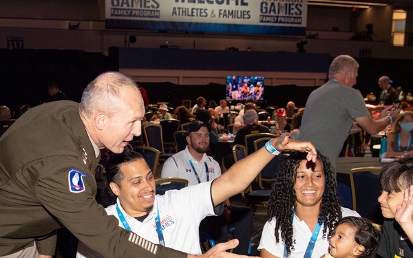 Warrior Games 22: Visit from Vice Chief of Staff of the Army