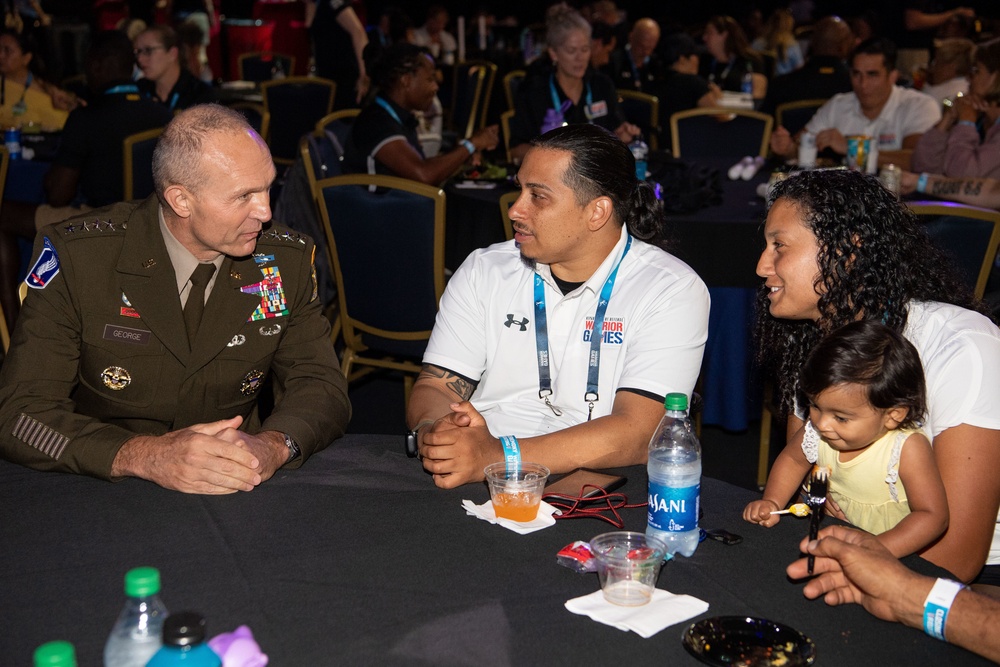 Warrior Games 22: Visit from Vice Chief of Staff of the Army