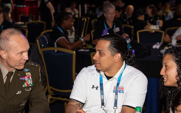 Warrior Games 22: Visit from Vice Chief of Staff of the Army