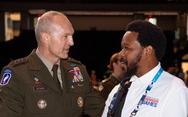 Warrior Games 22: Visit from Vice Chief of Staff of the Army