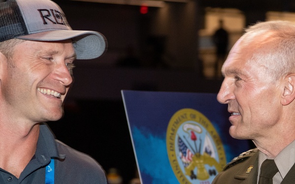 Warrior Games 22: Visit from Vice Chief of Staff of the Army