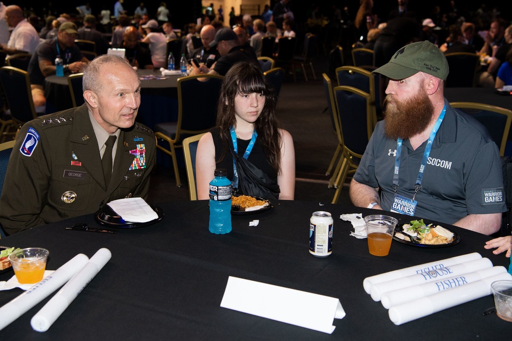 Warrior Games 22: Visit from Vice Chief of Staff of the Army