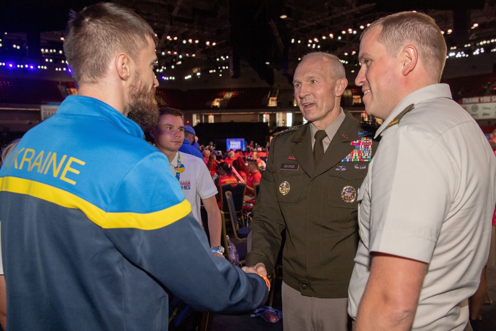 Warrior Games 22: Visit from Vice Chief of Staff of the Army