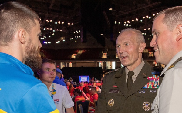 Warrior Games 22: Visit from Vice Chief of Staff of the Army