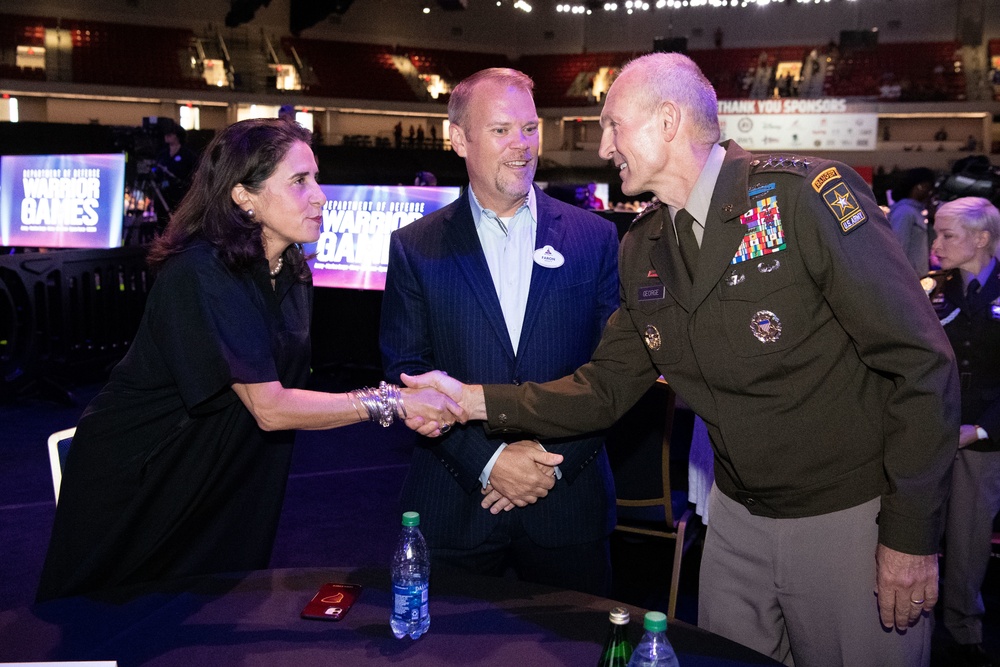 Warrior Games 22: Visit from Vice Chief of Staff of the Army