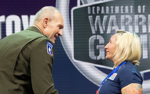 Warrior Games 22: Visit from Vice Chief of Staff of the Army