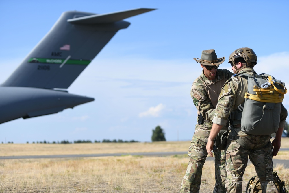 SERE Parachute Training