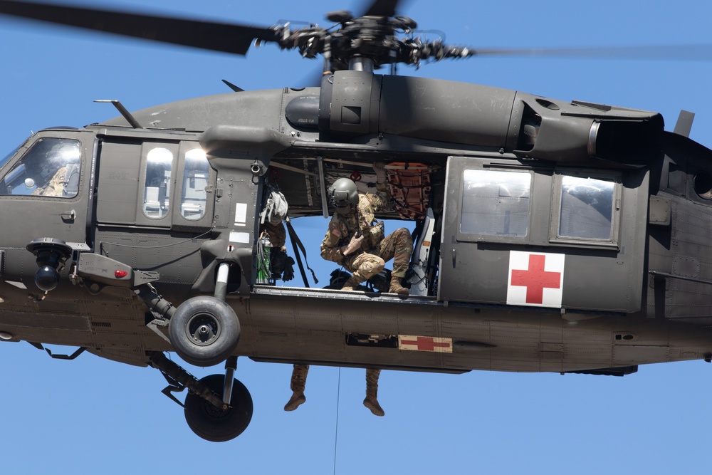 USAAAD Trains With Local Civilian Search and Rescue