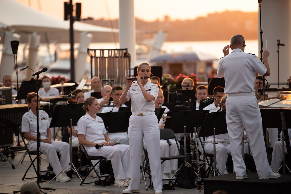 United States Navy Band Performs at National Harbor