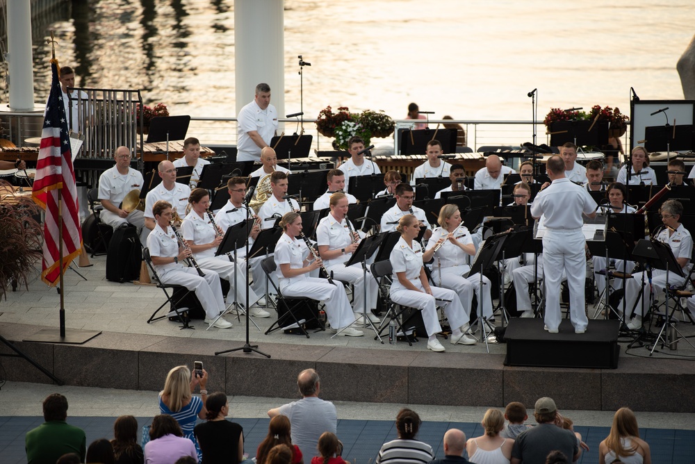 United States Navy Band Performs at National Harbor