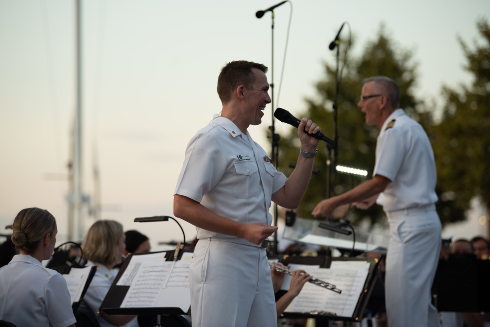 United States Navy Band Performs at National Harbor