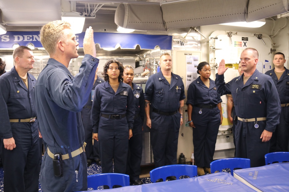 Cmdr. Dave Zieroth Promotion Ceremony