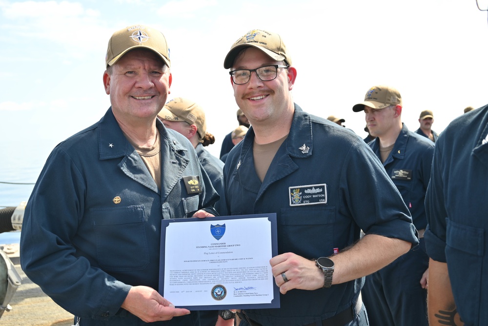 USS Forrest Sherman All Hands Call