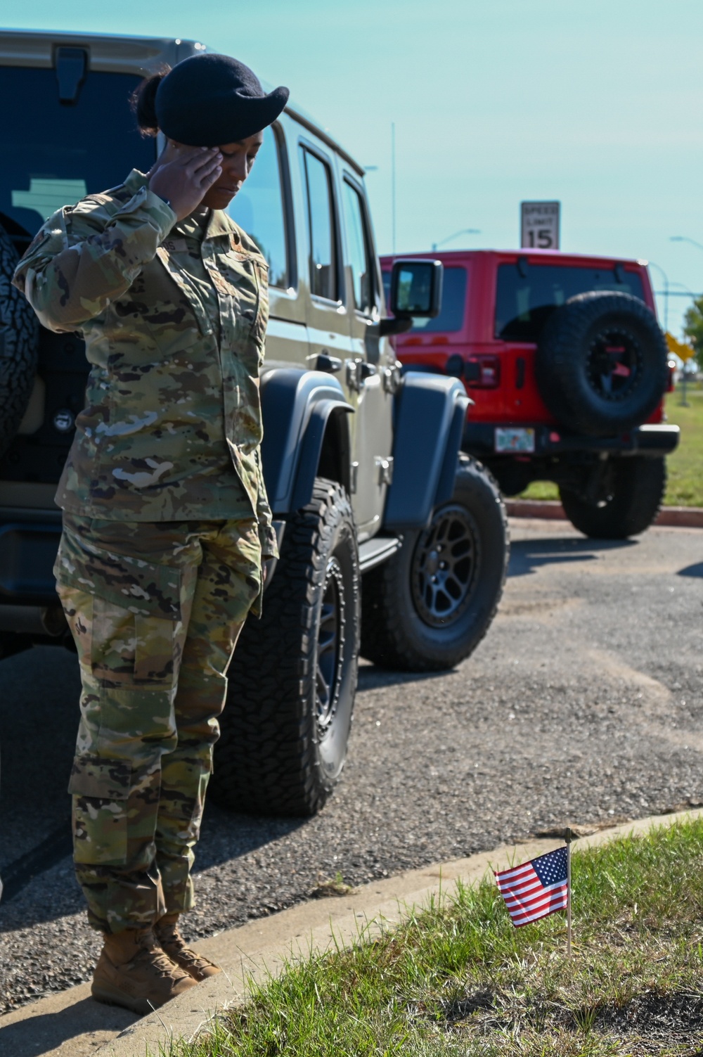 Suicide Prevention Month Flag Placing Ceremony