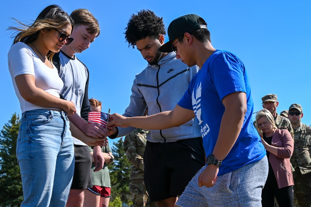 Suicide Prevention Month Flag Placing Ceremony