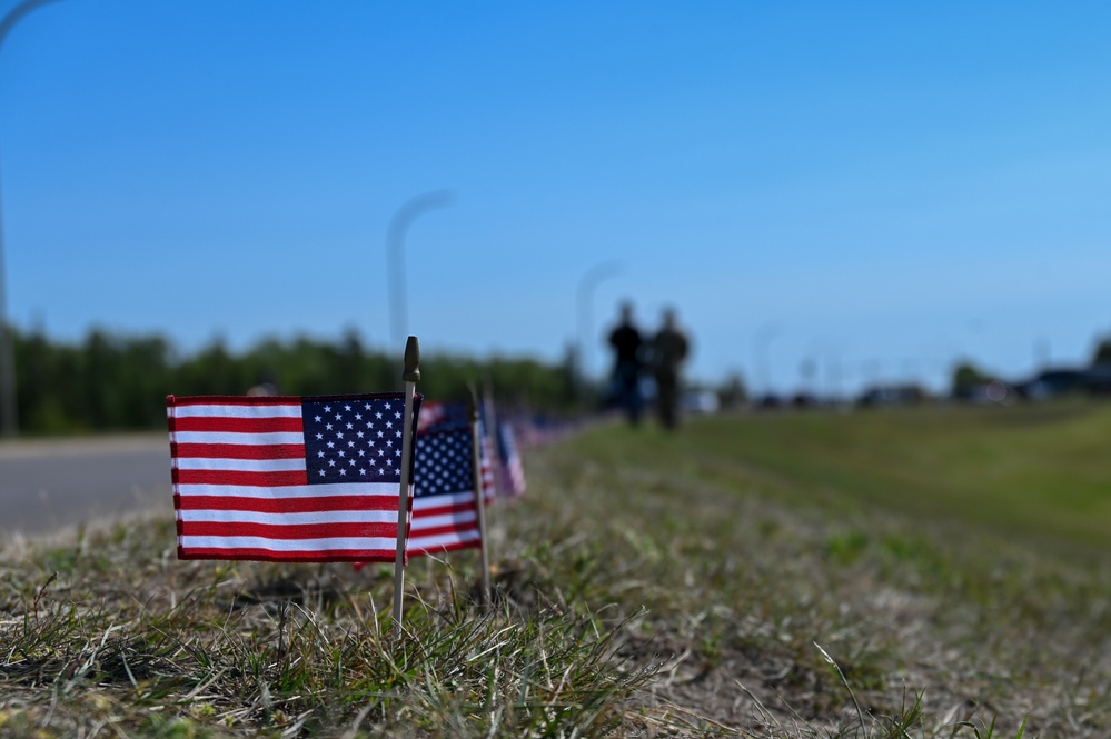 Suicide Prevention Month Flag Placing Ceremony