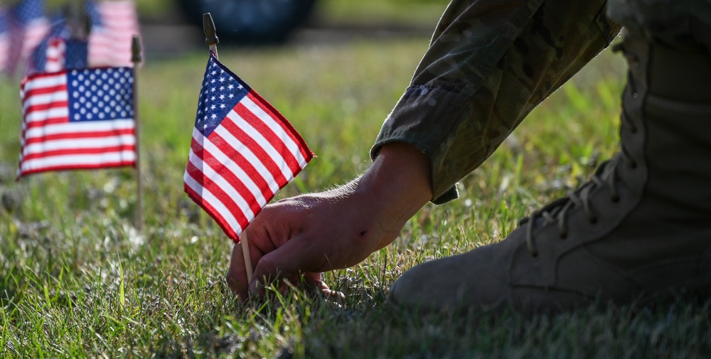 Suicide Prevention Month Flag Placing Ceremony