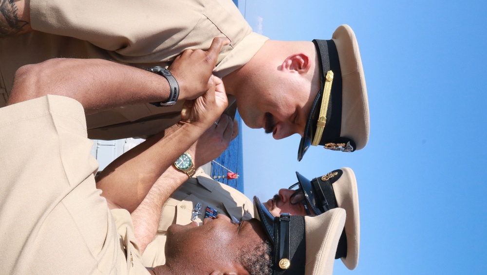 USS Forrest Sherman Promotion Ceremony