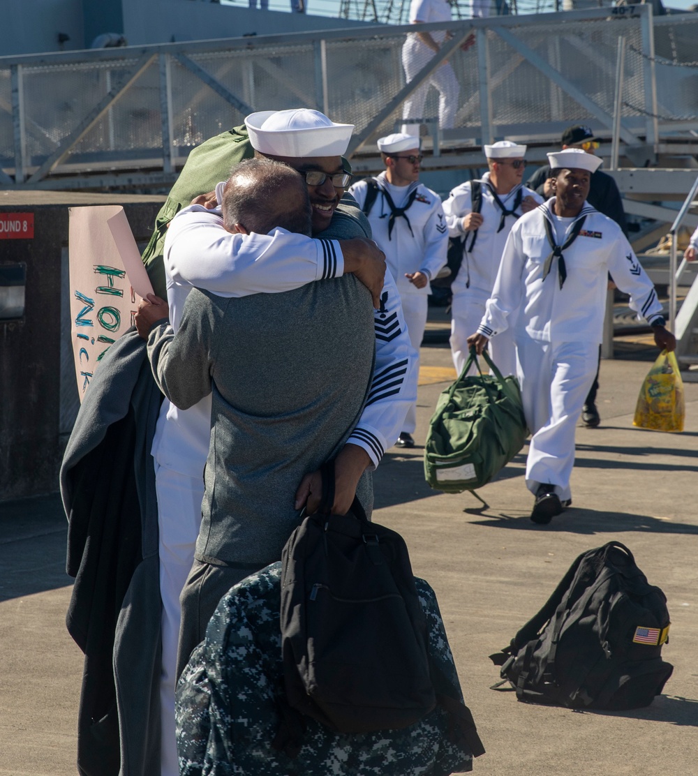 USS Momsen Returns to Naval Station Everett