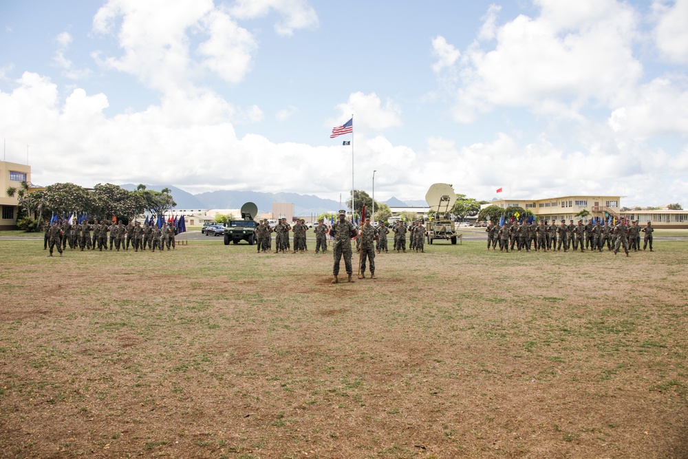 Marine Wing Communications Squadron 18, Bravo Company Activation Ceremony