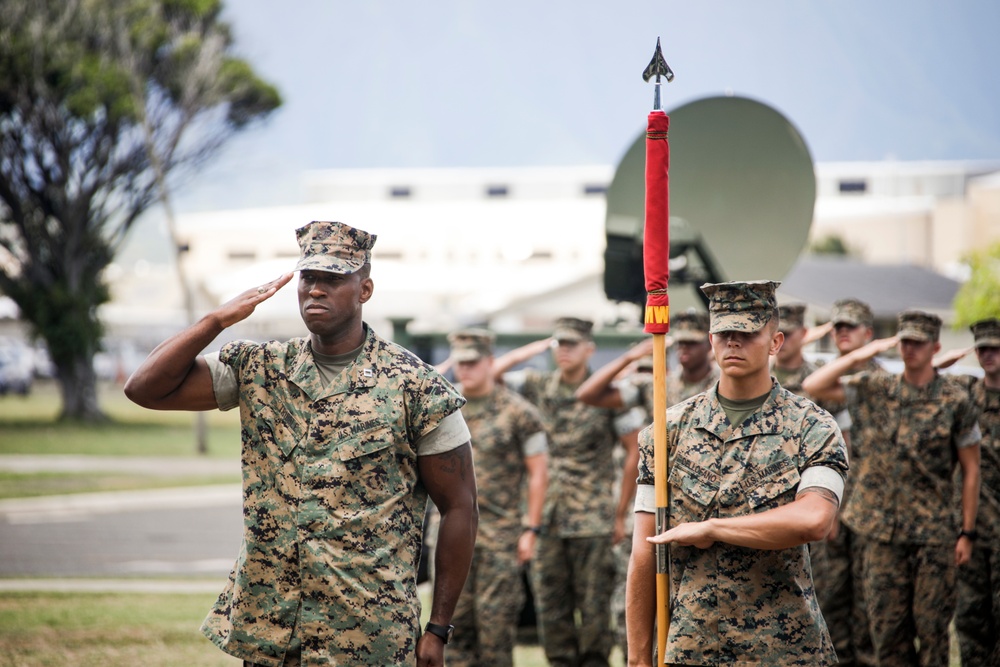 Marine Wing Communications Squadron 18, Bravo Company Activation Ceremony