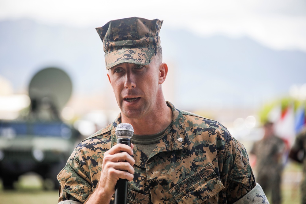 Marine Wing Communications Squadron 18, Bravo Company Activation Ceremony