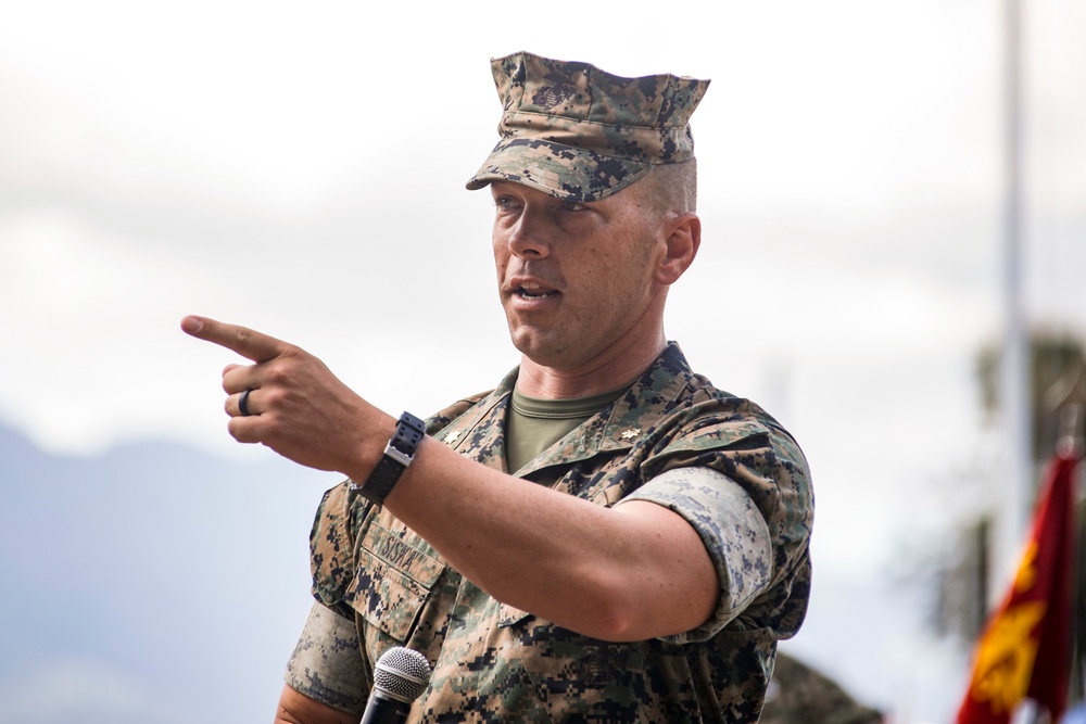 Marine Wing Communications Squadron 18, Bravo Company Activation Ceremony