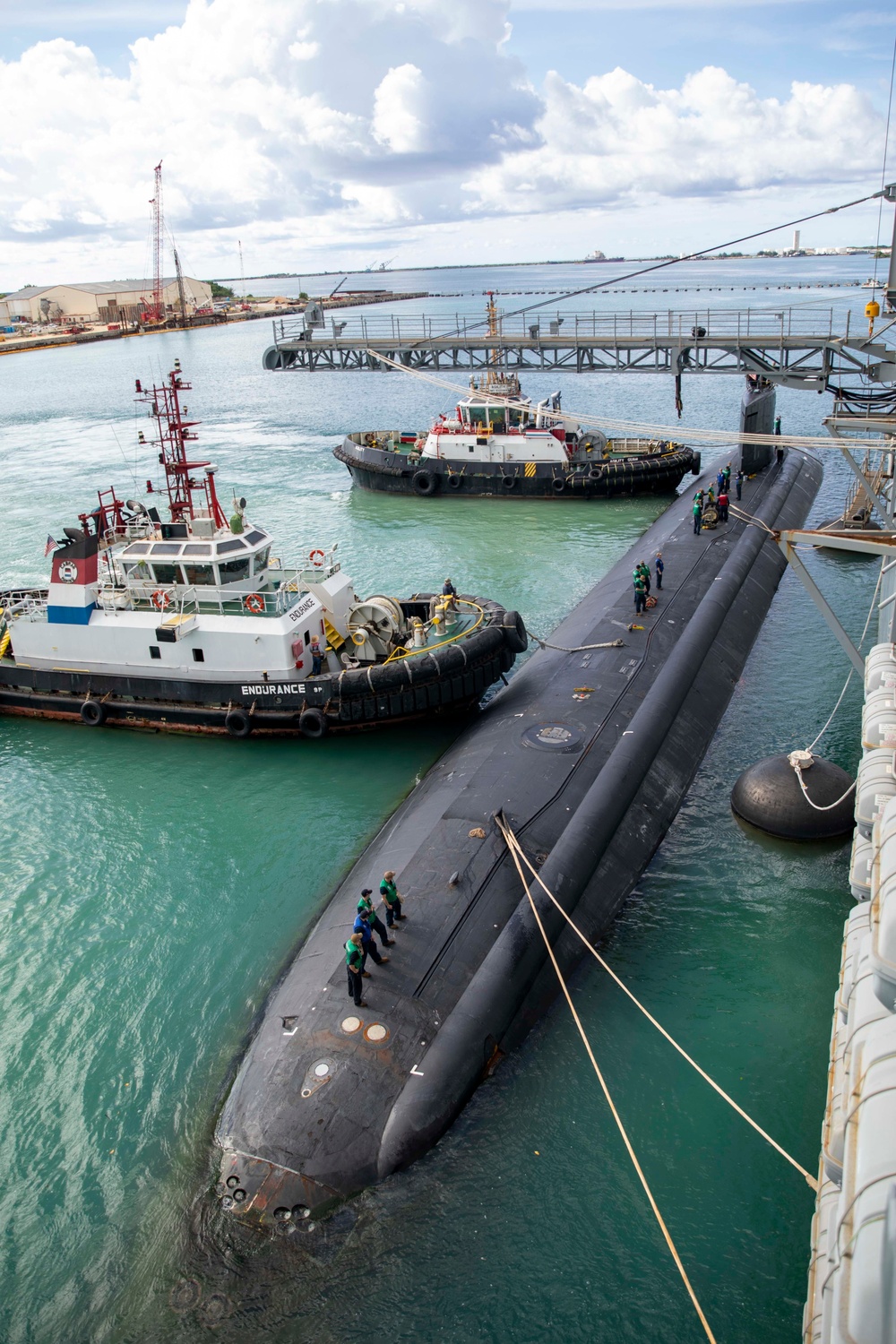 USS Seawolf Mooring