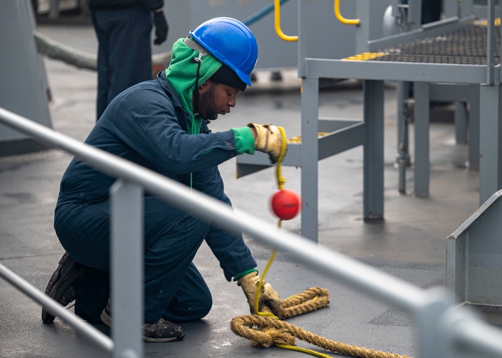 USS Hershel “Woody” Williams arrives in Namibia