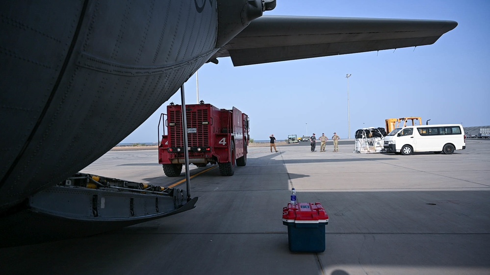 449th AEG provides fire trucks to HOA