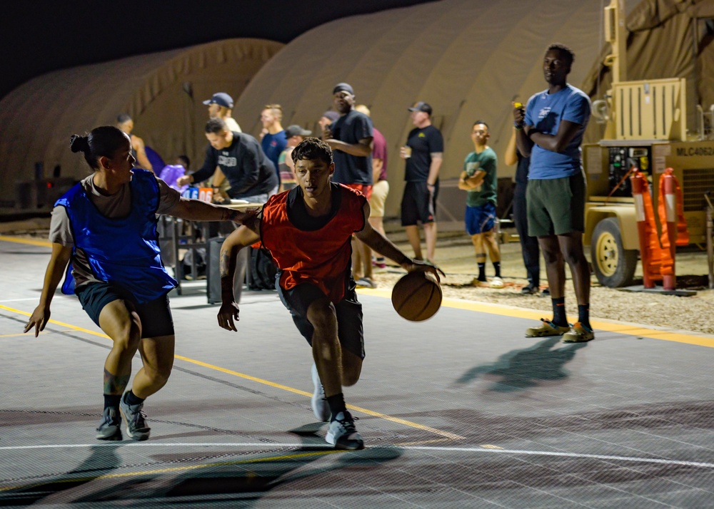 We’re Playing Basketball