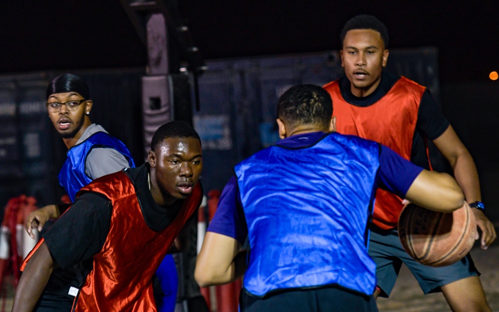 We’re Playing Basketball