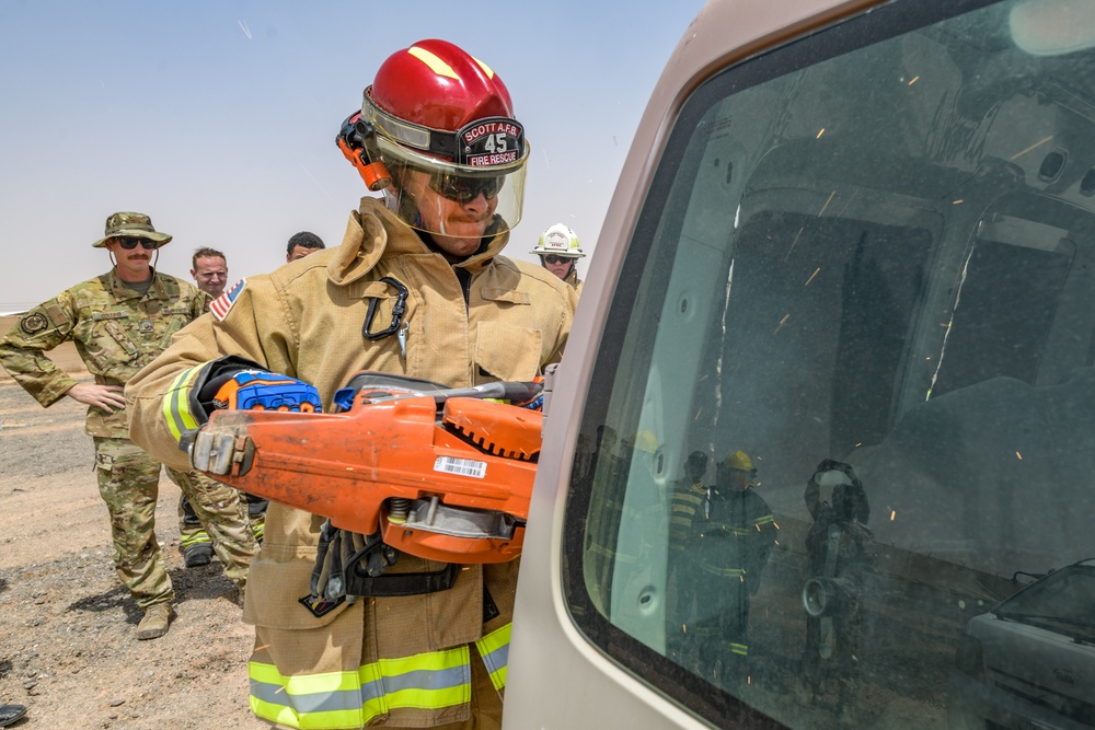 Fighting fires side by side