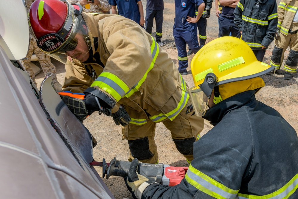 Fighting fires side by side