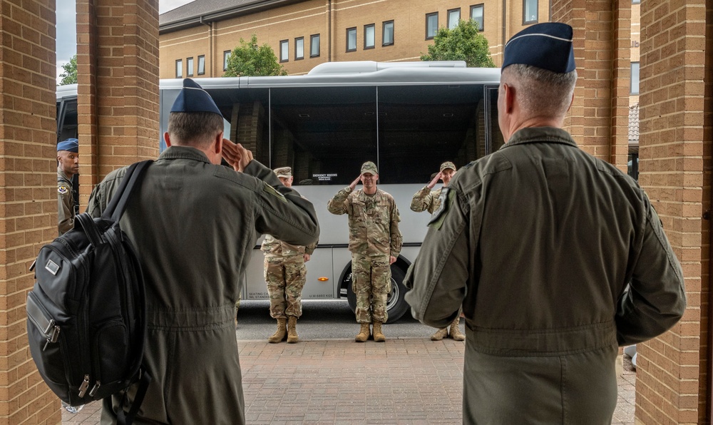 USAFE-AFAFRICA DCOM visits RAF Mildenhall