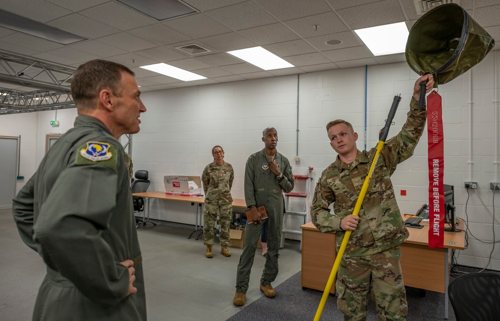 USAFE-AFAFRICA DCOM visits RAF Mildenhall