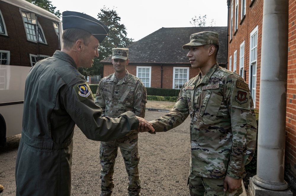 USAFE-AFAFRICA DCOM visits RAF Mildenhall