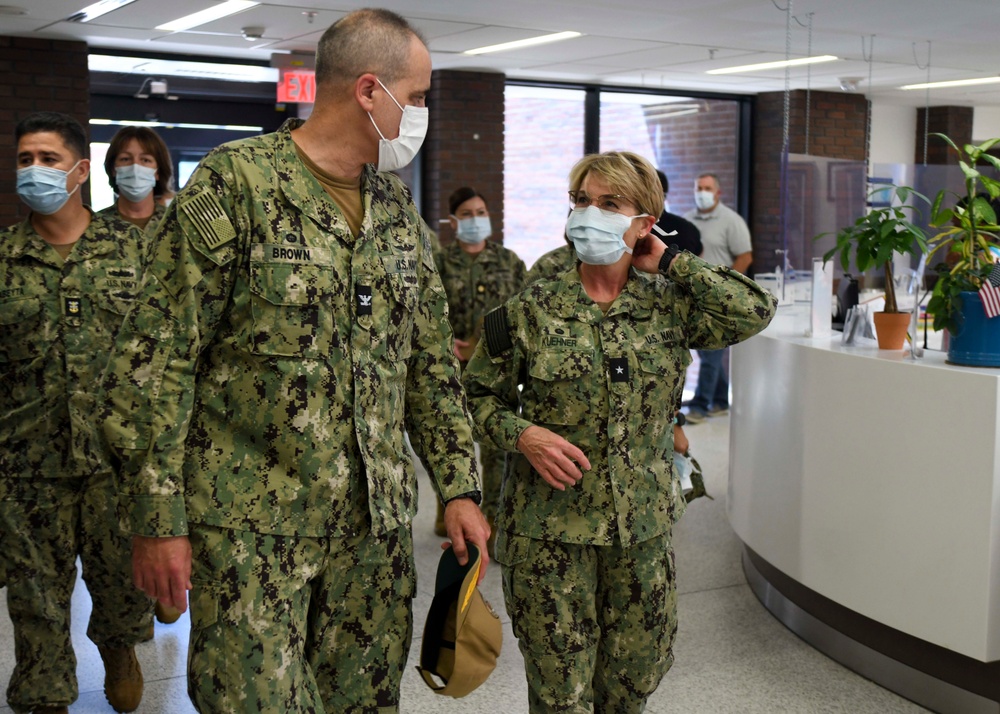 Rear Admiral Cynthia Kuehner visits Naval Medical Center Camp Lejeune