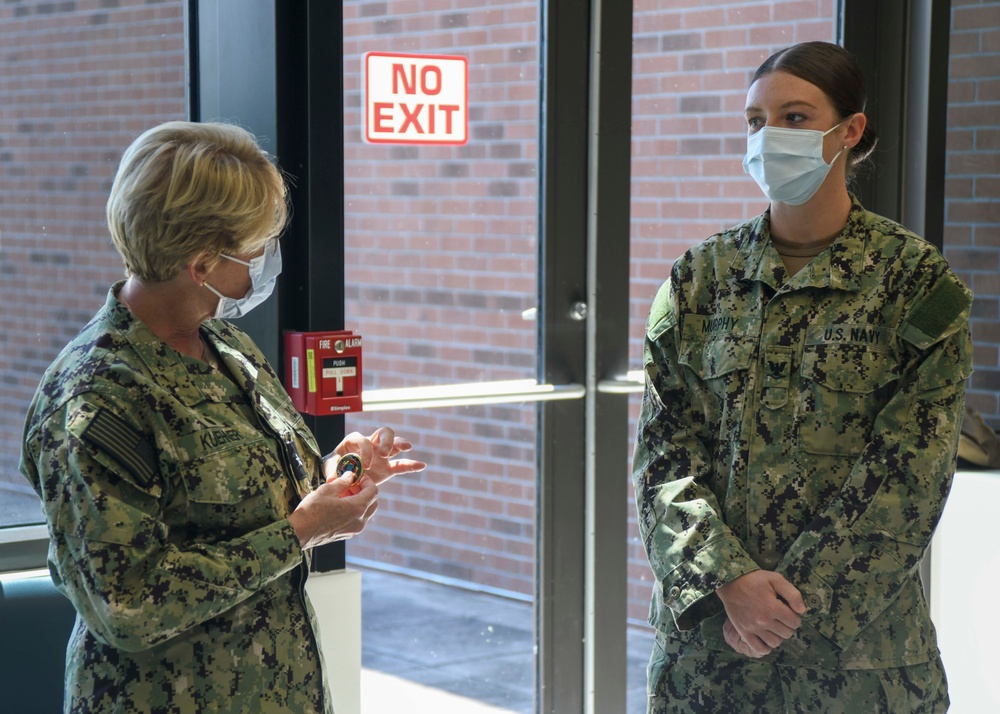 Rear Admiral Cynthia Kuehner visits Naval Medical Center Camp Lejeune