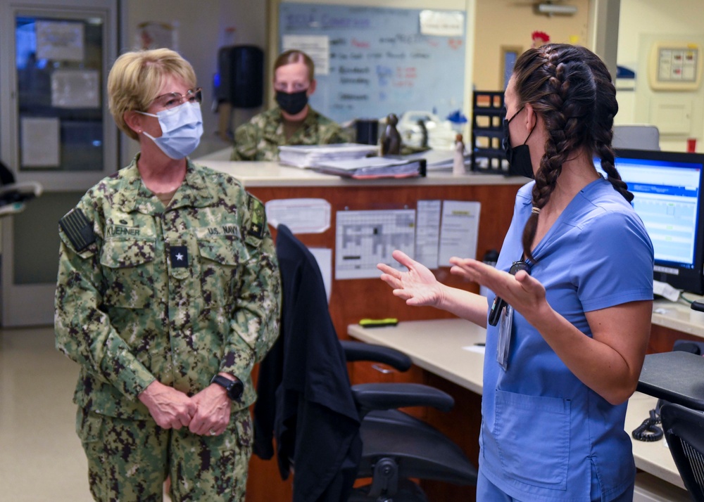 Rear Admiral Cynthia Kuehner visits Naval Medical Center Camp Lejeune