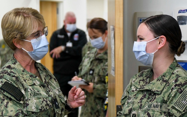 Rear Admiral Cynthia Kuehner visits Naval Medical Center Camp Lejeune