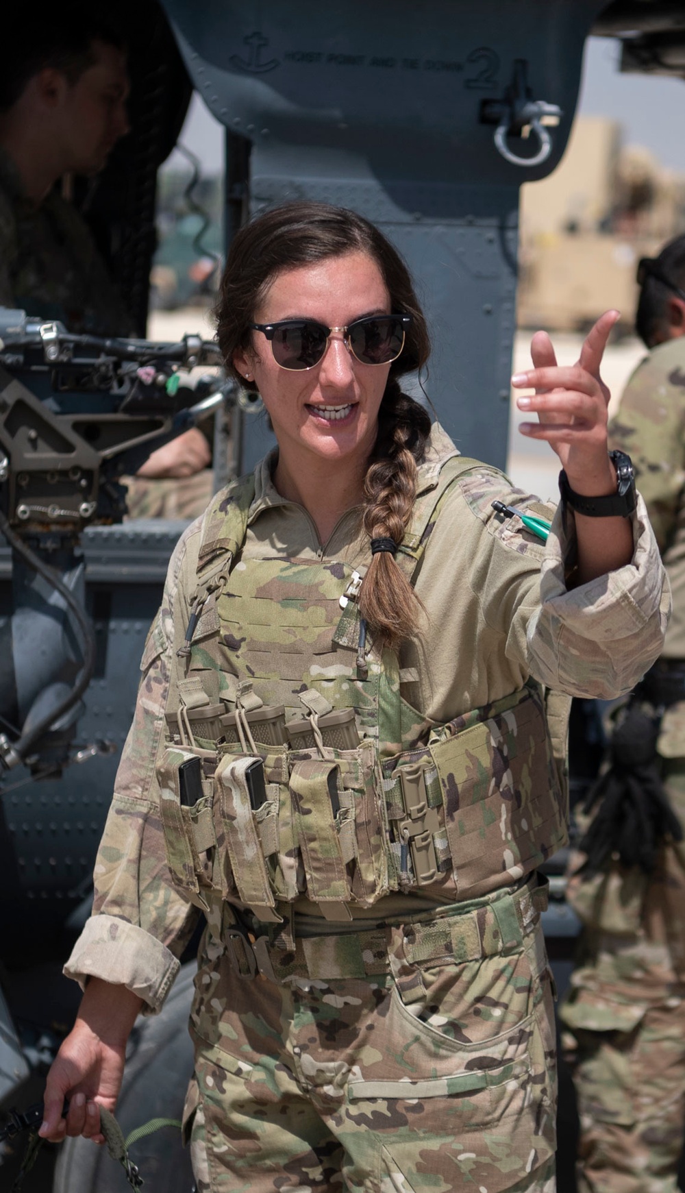 46th Expeditionary Rescue Squadron flies HH-60 Pave Hawk to undisclosed location