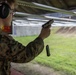 Marines at Marine Corps Air Station Beaufort conduct pistol qualification with the M18 service pistol