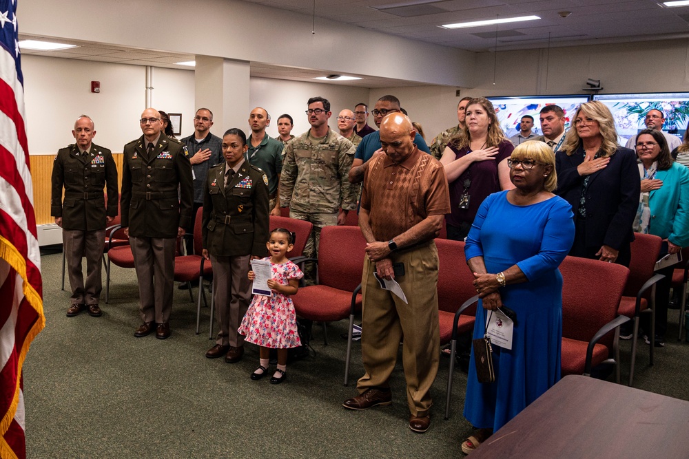 USAMMDA soldiers, family, friends gather for promotion ceremony